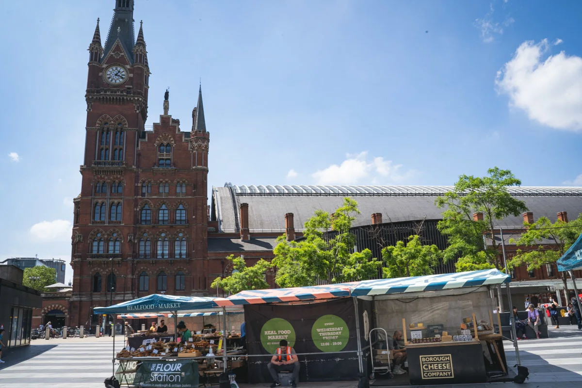 St. Pancras station in Camden London