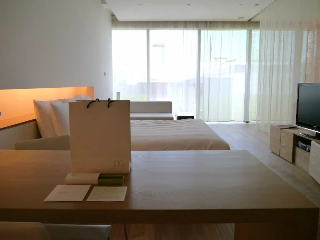 a hotel room in Beijing