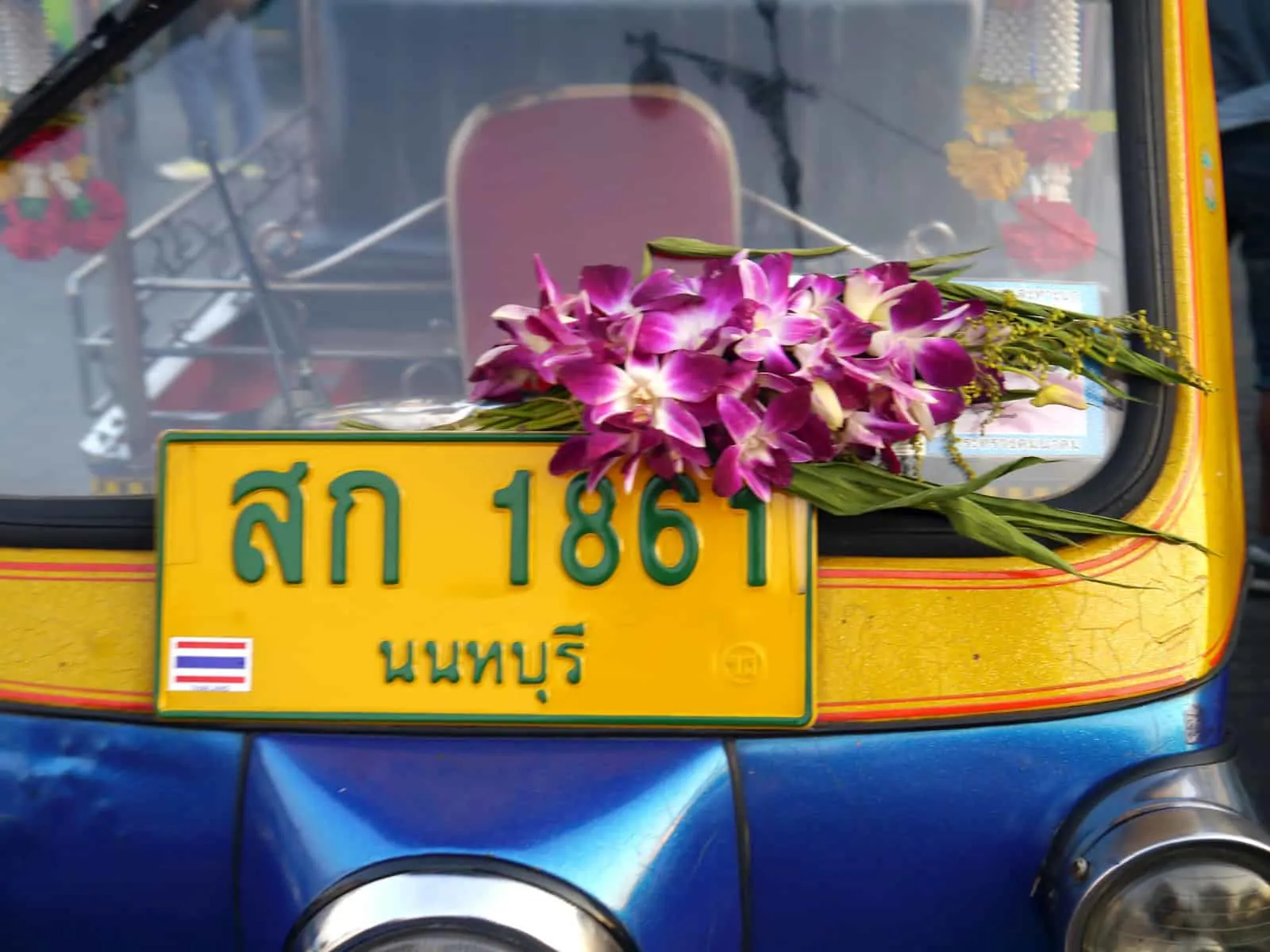 a tuk tuk in Thailand