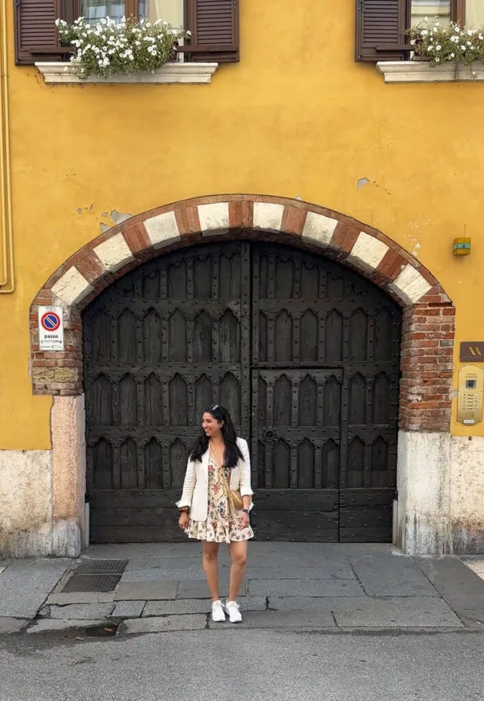 a woman in Lake Garda