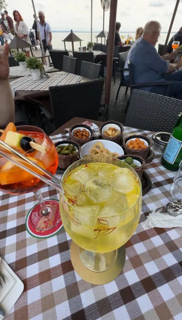 a refreshing drink